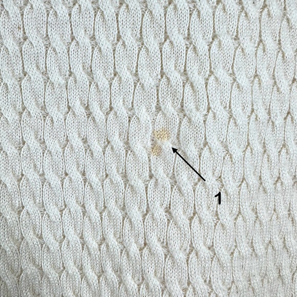 Burberry London 100% Merino Wool Cable Knit Mock Neck Sweater Large EUC - Picture 6 of 10